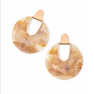 KENDRA SCOTT Diane Gold Mother Of Pearl Earring